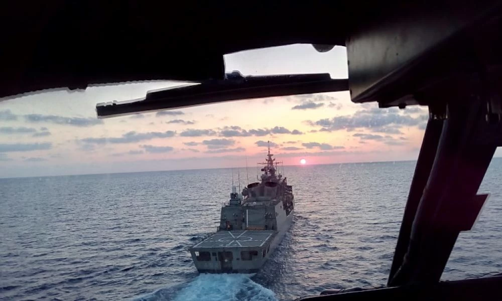 Τεχνική άσκηση του Πολεμικoύ Ναυτικού ανοιχτά του Μυρτώου Πελάγους